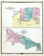 Oconto City, Marinette Village, Wisconsin State Atlas 1881